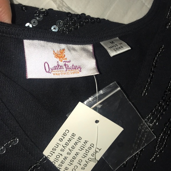 NWT Quaker Factory sweater - Picture 5 of 6